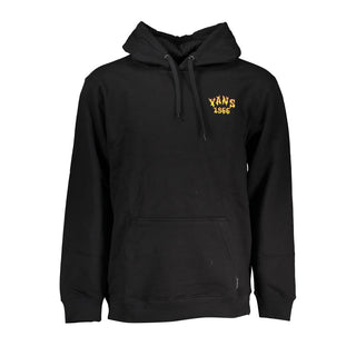 Black Cotton Men's Sweatshirt