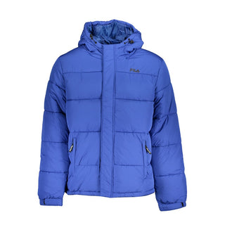 Blaue Polyester-Herrenjacke