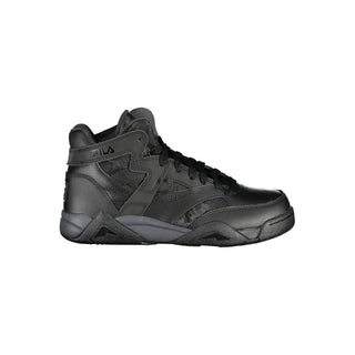 Black Polyurethane Women Sneaker