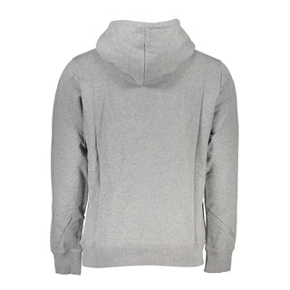 Sudadera para hombre de algodón gris