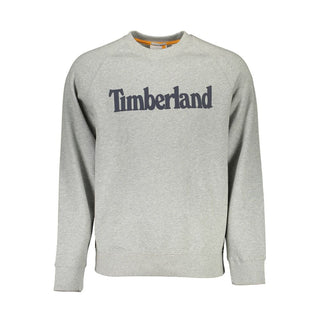 Grey Cotton Men Sweatshirt