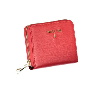 Rosso Polyurethan Damen Portemonnaie