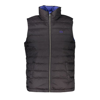 Chaqueta negra de poliamida para hombre