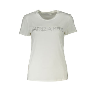Weißes Damen-T-Shirt aus Bio-Baumwolle