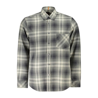Camisa de Algodón Verde para Hombre
