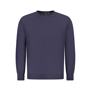 Blue Wool Men's Sweater