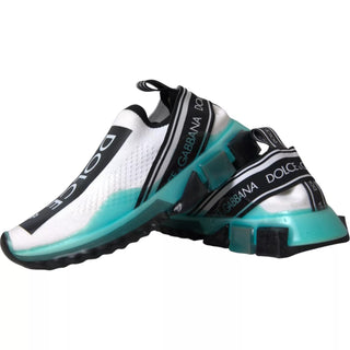 Zapatillas Sorrento negras, blancas y azules sin cordones