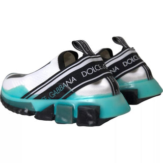 Zapatillas Sorrento negras, blancas y azules sin cordones