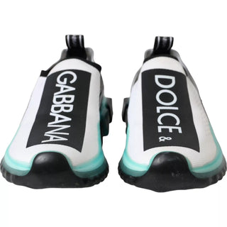 Zapatillas Sorrento negras, blancas y azules sin cordones