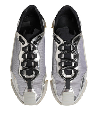 Schwarze Silver NS1 Herren Low Top Sneakers Schuhe