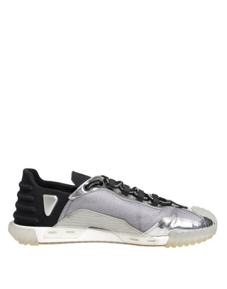 Schwarze Silver NS1 Herren Low Top Sneakers Schuhe