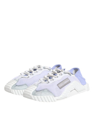 Zapatillas bajas NS1 con cordones en púrpura y blanco