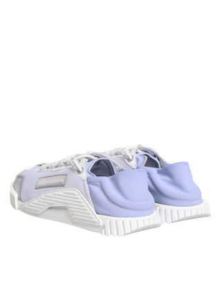 Zapatillas bajas NS1 con cordones en púrpura y blanco