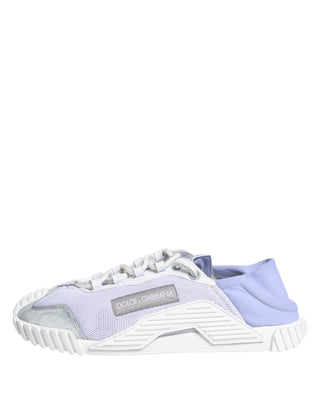 Zapatillas bajas NS1 con cordones en púrpura y blanco