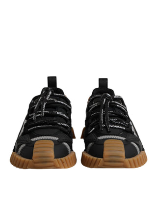Black Logo Lace Up Low Top NS1 Sneakers Shoes