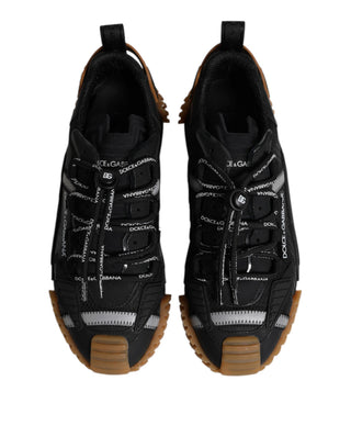 Black Logo Lace Up Low Top NS1 Sneakers Shoes