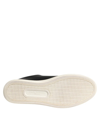 Zapatillas de cuero negro Sacred Heart