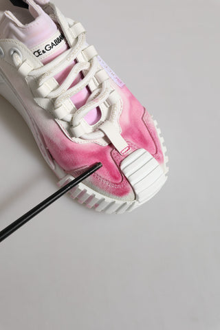 Zapatillas bajas NS1 blancas con cordones