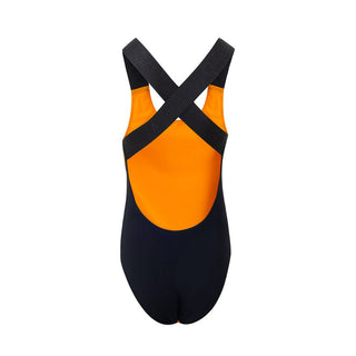 Oranger Polyester-Badeanzug