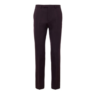 Pantalones de vestir de lana color Burdeos