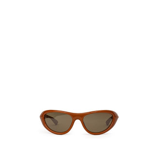 Braune Acetat-Sonnenbrille