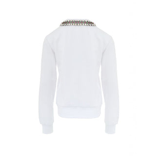 Weißes Baumwoll-Sweatshirt