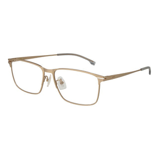Gafas con montura de metal dorado