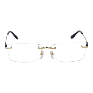 Gafas (montura) de titanio dorado