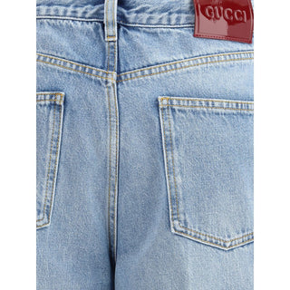 Light Blue Cotton Jeans Denim