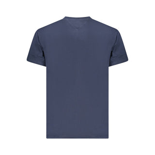 Blue Cotton Men's T-Shirt