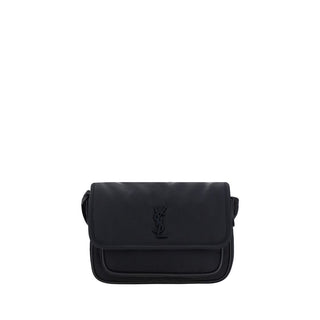 Bolso de hombro de nylon negro
