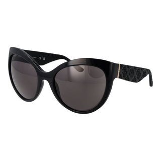 Schwarze Plastik-Sonnenbrille