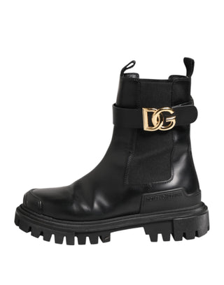 Black Gold DG Logo Trekking Kalbsleder-Stiefel Schuhe