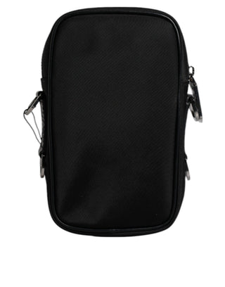 Mehrfarbige Tasche mit Leoparden-Jacquard, Logo-Emblem und Umhängegurt