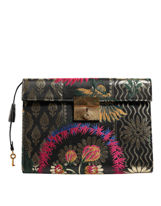 Mehrfarbige Jacquard-Blumen-Dokumenten-Aktentasche