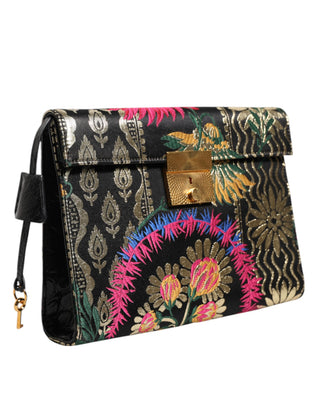 Mehrfarbige Jacquard-Blumen-Dokumenten-Aktentasche