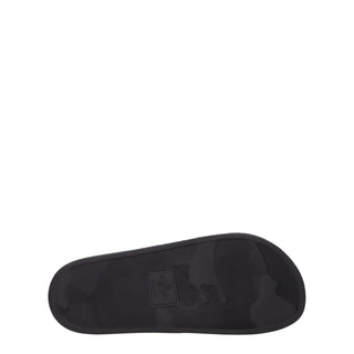 Schwarze Baumwollpantoffeln