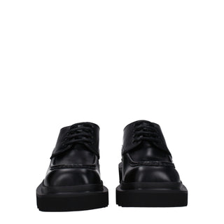 Zapatos Oxford y Derby negros de cuero
