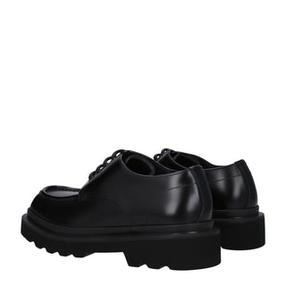 Zapatos Oxford y Derby negros de cuero