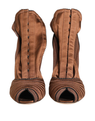 Botines marrones Bette de tacón alto