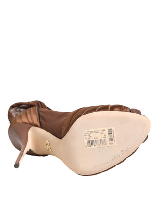 Botines marrones Bette de tacón alto
