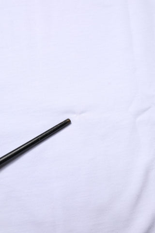 Weißes Baumwoll-Glücks-T-Shirt mit Rundhalsausschnitt 2023
