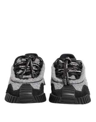Schwarze Graue NS1 Low-Top Sneaker Schuhe
