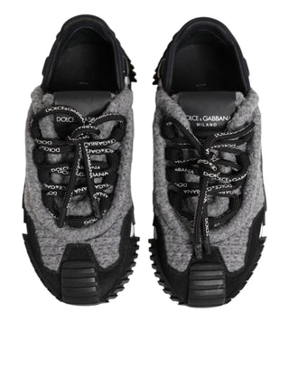 Schwarze Graue NS1 Low-Top Sneaker Schuhe