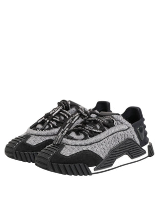 Schwarze Graue NS1 Low-Top Sneaker Schuhe