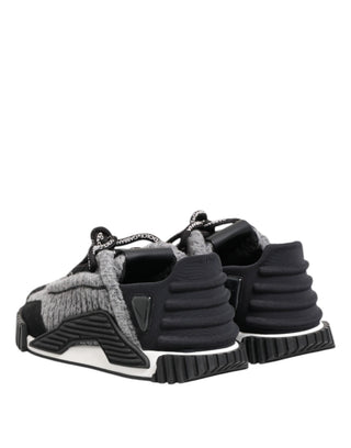 Schwarze Graue NS1 Low-Top Sneaker Schuhe