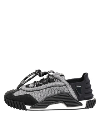 Schwarze Graue NS1 Low-Top Sneaker Schuhe