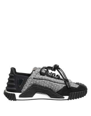 Schwarze Graue NS1 Low-Top Sneaker Schuhe