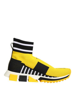 Gelb Schwarz Sorrent Socken Sneaker Schuhe
