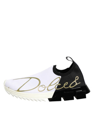 Weiße Schwarze Niedrige Sorrento Sneakers Schuhe